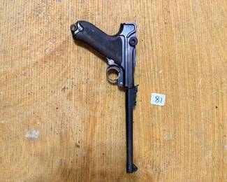 DWM 1916 Artillery Luger LP.08, 9mm, long barrel.