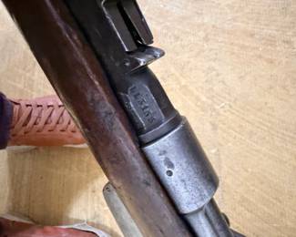 Italian Carcano rifle, Terni-made, receiver close-up.