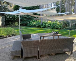 Sectional Patio Furniture 3 pc