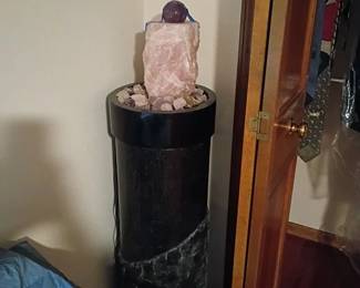 Amethyst/Granite Water Fountain 5ft.
