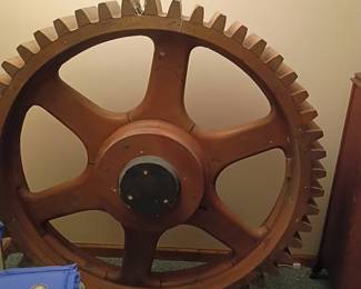 Antique Wooden Huge Gear