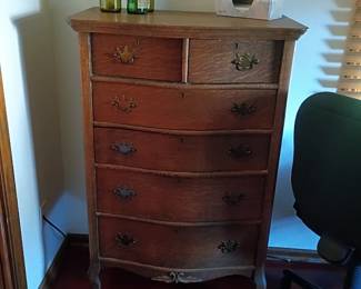 Tall Wooden Dresser