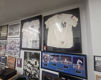 SIGNED JERSEYS YOGI AND RIZZUTO WITH PSA/JSA