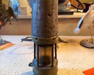 British miner's safety lamp