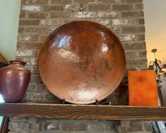 33" copper bowl