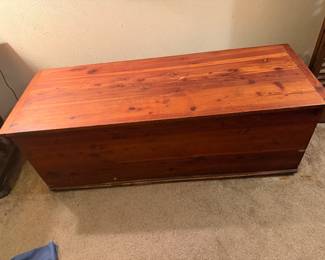 solid cedar chest