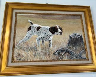 HUNTING DOG PAINTING