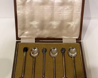 Cooper Brothers & Sons Silver Coffee Spoons