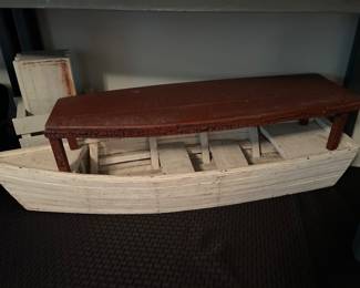 Antique handmade boat