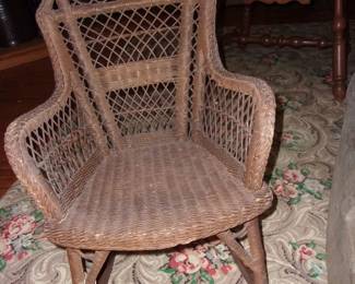 Early Child's Wicker Chair