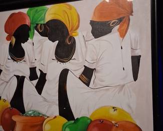 Hatian art market ladys 85.00