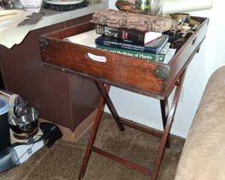 1700s mahogany Bar stand English 700.00