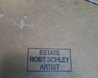 On the back of painting 275.00