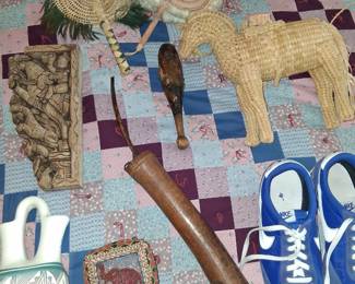 Nikes 60. Fans 40 each Navajo pot 40