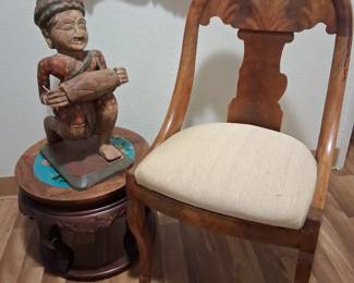 Indian Kashmiri musican 160 / Chair 175.00 Mahogany American New York 1800s 