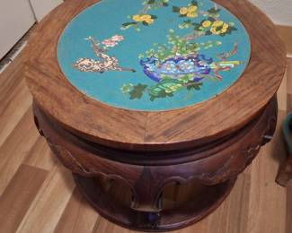 Chinese Cloissoné table 1700.00