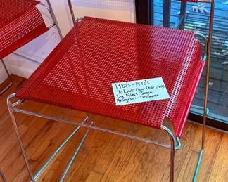 (4) 1970’s - 1980’s X-Line Niel’s Jorgen Haugesen - Denmark Bar Stools