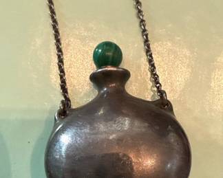 Tiffany and Co Elsa Peretti .925 Sterling Silver Perfume Bottle Pendant Necklace