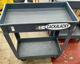 LOT # 066  - GRAY UTILITY CART