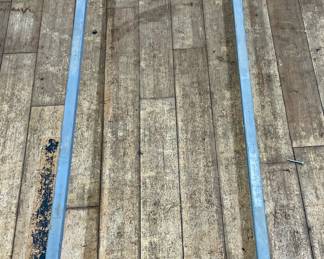 LOT #158  -  METAL ROLLING CART