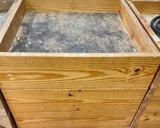 LOT # 015  -  LARGE MOBILE PRODUCE BIN DISPLAY
