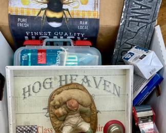 LOT #146  -  BOX LOT MISCELLANEOUS ITEMS