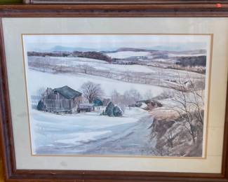 LOT #033  -  WATERCOLOR by DORLA DEAN SLIDER