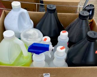 LOT #157  -  BOX LOT of CLEANING SUPPLIES