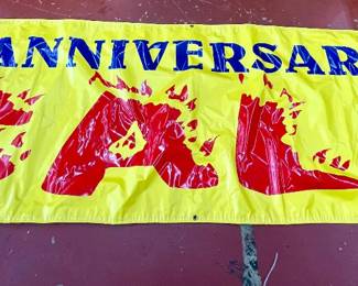 LOT # 020  -  ANNIVERSARY SALE BANNER