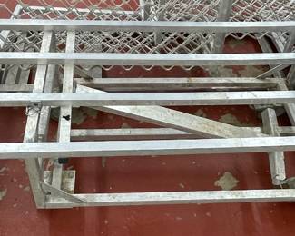 LOT # 047  -  SLANTABLE DUNNAGE CART