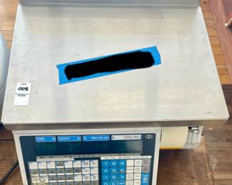 LOT # 008  -  GIANT CARLISLE SCALE w/PRINTER  MODEL SM-720 TYPE-EB
