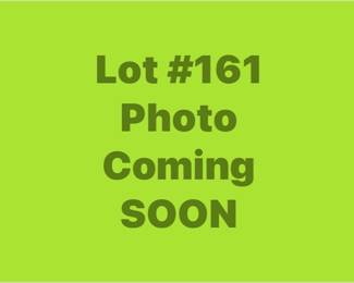 LOT #161  -  MISC. LOT COLLANDER, 6-DISHES, GALV. PAN, PASTRY KNIFE, TENDERIZING MALLET