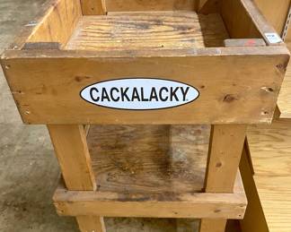 LOT # 018  -  WOODEN PRODUCE BIN DISPLAY