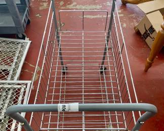 LOT # 038  -  CHROME/METAL UTILITY CART