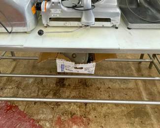 LOT # 103  -  CHOPPING TABLE