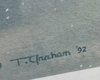 LOT #007  -  “WILLIAMSBURG” by TED E. GRAHAM, 1992,  124/350