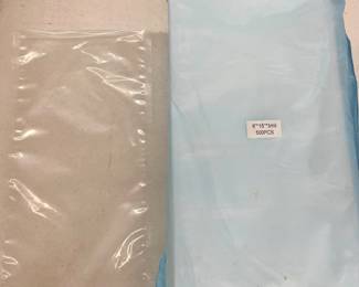 LOT #141  - LOT OF APPROXIMATELY 800 OPEN TOP 8” X 15” X 3ml BAGS