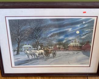 LOT #007  -  “WILLIAMSBURG” by TED E. GRAHAM, 1992,  124/350