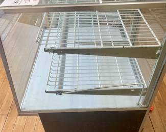 LOT # 105  - LIGHTED PASTRY CASE w/DOORS