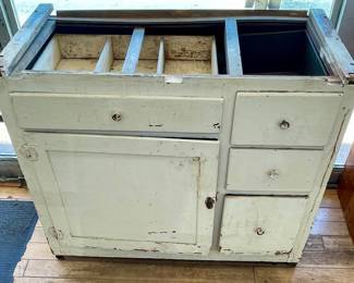 LOT # 054  -  HOOSIER CABINET BASE