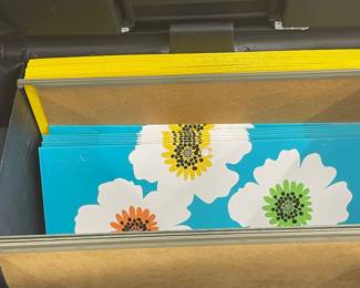LOT # 075  -  BLACK FILE BOX