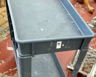 LOT # 066  -  GRAY UTILITY CART