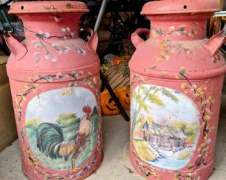 VINTAGE MILK  CANS