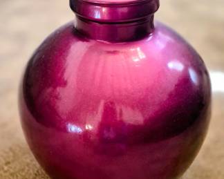 1930 LOUIS PLUM BALL VASE