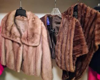 MINK COAT and  STOLES