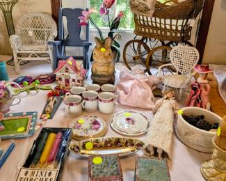 RATAN DOLL BUGGY  And CHAIRS