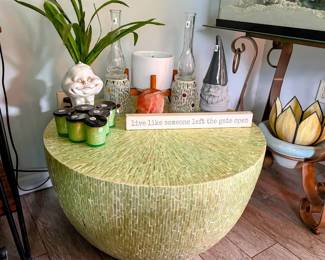 capiz shell table