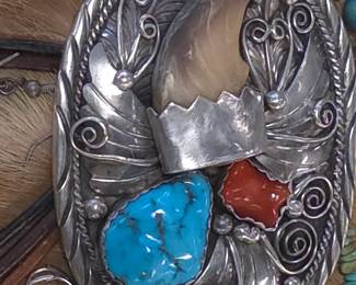 One of the hundreds of pieces of Turquoise jewelry in this sale 
