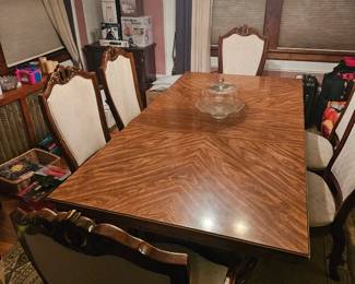 8 chair Dining room table