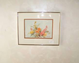 WATERCOLOR OF FLOWERS
